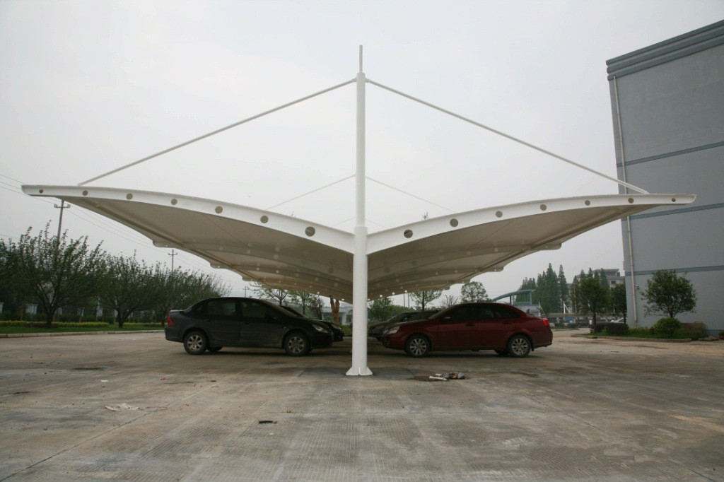 膜结构停车棚怎么施工才正确?